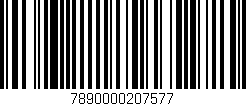 Código de barras (EAN, GTIN, SKU, ISBN): '7890000207577'