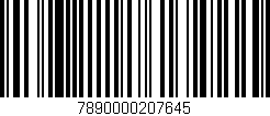 Código de barras (EAN, GTIN, SKU, ISBN): '7890000207645'