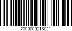 Código de barras (EAN, GTIN, SKU, ISBN): '7890000216821'