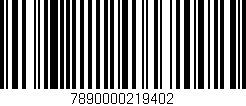 Código de barras (EAN, GTIN, SKU, ISBN): '7890000219402'