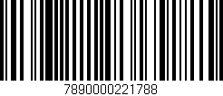 Código de barras (EAN, GTIN, SKU, ISBN): '7890000221788'