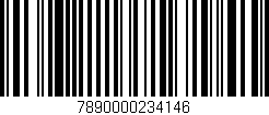 Código de barras (EAN, GTIN, SKU, ISBN): '7890000234146'