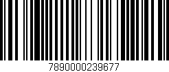 Código de barras (EAN, GTIN, SKU, ISBN): '7890000239677'