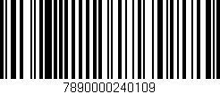 Código de barras (EAN, GTIN, SKU, ISBN): '7890000240109'