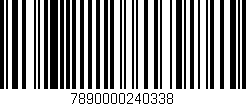 Código de barras (EAN, GTIN, SKU, ISBN): '7890000240338'
