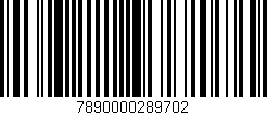 Código de barras (EAN, GTIN, SKU, ISBN): '7890000289702'