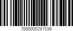 Código de barras (EAN, GTIN, SKU, ISBN): '7890000291538'