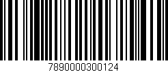Código de barras (EAN, GTIN, SKU, ISBN): '7890000300124'