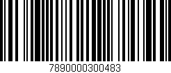 Código de barras (EAN, GTIN, SKU, ISBN): '7890000300483'
