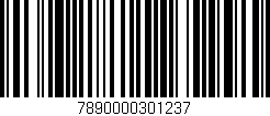 Código de barras (EAN, GTIN, SKU, ISBN): '7890000301237'