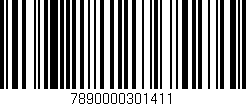 Código de barras (EAN, GTIN, SKU, ISBN): '7890000301411'