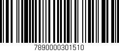 Código de barras (EAN, GTIN, SKU, ISBN): '7890000301510'