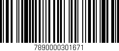 Código de barras (EAN, GTIN, SKU, ISBN): '7890000301671'