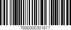 Código de barras (EAN, GTIN, SKU, ISBN): '7890000301817'