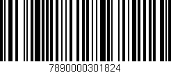 Código de barras (EAN, GTIN, SKU, ISBN): '7890000301824'