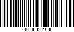 Código de barras (EAN, GTIN, SKU, ISBN): '7890000301930'