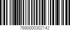 Código de barras (EAN, GTIN, SKU, ISBN): '7890000302142'
