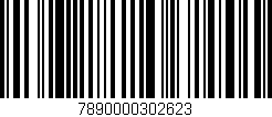 Código de barras (EAN, GTIN, SKU, ISBN): '7890000302623'