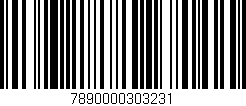 Código de barras (EAN, GTIN, SKU, ISBN): '7890000303231'