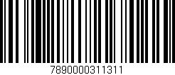 Código de barras (EAN, GTIN, SKU, ISBN): '7890000311311'