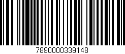 Código de barras (EAN, GTIN, SKU, ISBN): '7890000339148'
