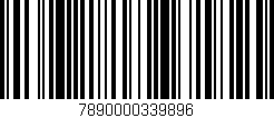 Código de barras (EAN, GTIN, SKU, ISBN): '7890000339896'