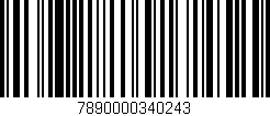 Código de barras (EAN, GTIN, SKU, ISBN): '7890000340243'