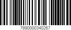 Código de barras (EAN, GTIN, SKU, ISBN): '7890000340267'
