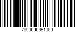 Código de barras (EAN, GTIN, SKU, ISBN): '7890000351089'