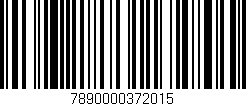 Código de barras (EAN, GTIN, SKU, ISBN): '7890000372015'