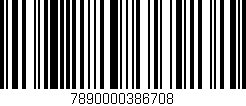 Código de barras (EAN, GTIN, SKU, ISBN): '7890000386708'