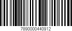 Código de barras (EAN, GTIN, SKU, ISBN): '7890000440912'