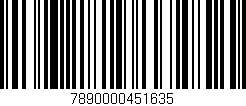 Código de barras (EAN, GTIN, SKU, ISBN): '7890000451635'