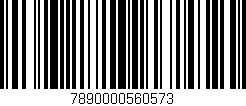 Código de barras (EAN, GTIN, SKU, ISBN): '7890000560573'