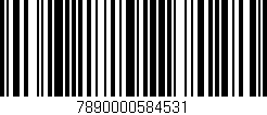 Código de barras (EAN, GTIN, SKU, ISBN): '7890000584531'