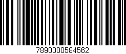 Código de barras (EAN, GTIN, SKU, ISBN): '7890000584562'