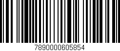 Código de barras (EAN, GTIN, SKU, ISBN): '7890000605854'