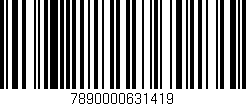Código de barras (EAN, GTIN, SKU, ISBN): '7890000631419'