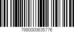 Código de barras (EAN, GTIN, SKU, ISBN): '7890000635776'