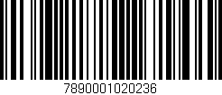 Código de barras (EAN, GTIN, SKU, ISBN): '7890001020236'