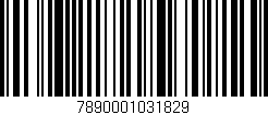 Código de barras (EAN, GTIN, SKU, ISBN): '7890001031829'