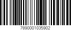 Código de barras (EAN, GTIN, SKU, ISBN): '7890001035902'