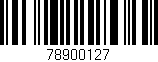 Código de barras (EAN, GTIN, SKU, ISBN): '78900127'