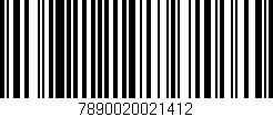 Código de barras (EAN, GTIN, SKU, ISBN): '7890020021412'