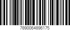 Código de barras (EAN, GTIN, SKU, ISBN): '7890064896175'