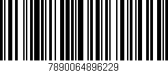 Código de barras (EAN, GTIN, SKU, ISBN): '7890064896229'