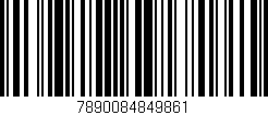 Código de barras (EAN, GTIN, SKU, ISBN): '7890084849861'