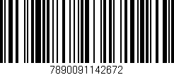 Código de barras (EAN, GTIN, SKU, ISBN): '7890091142672'
