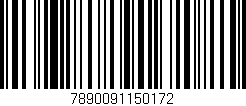 Código de barras (EAN, GTIN, SKU, ISBN): '7890091150172'