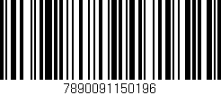 Código de barras (EAN, GTIN, SKU, ISBN): '7890091150196'